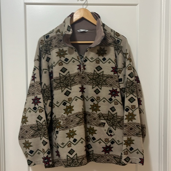 M&S - Cozy Quarter Zip - Patterned - Women’s M/L - Picture 3 of 8